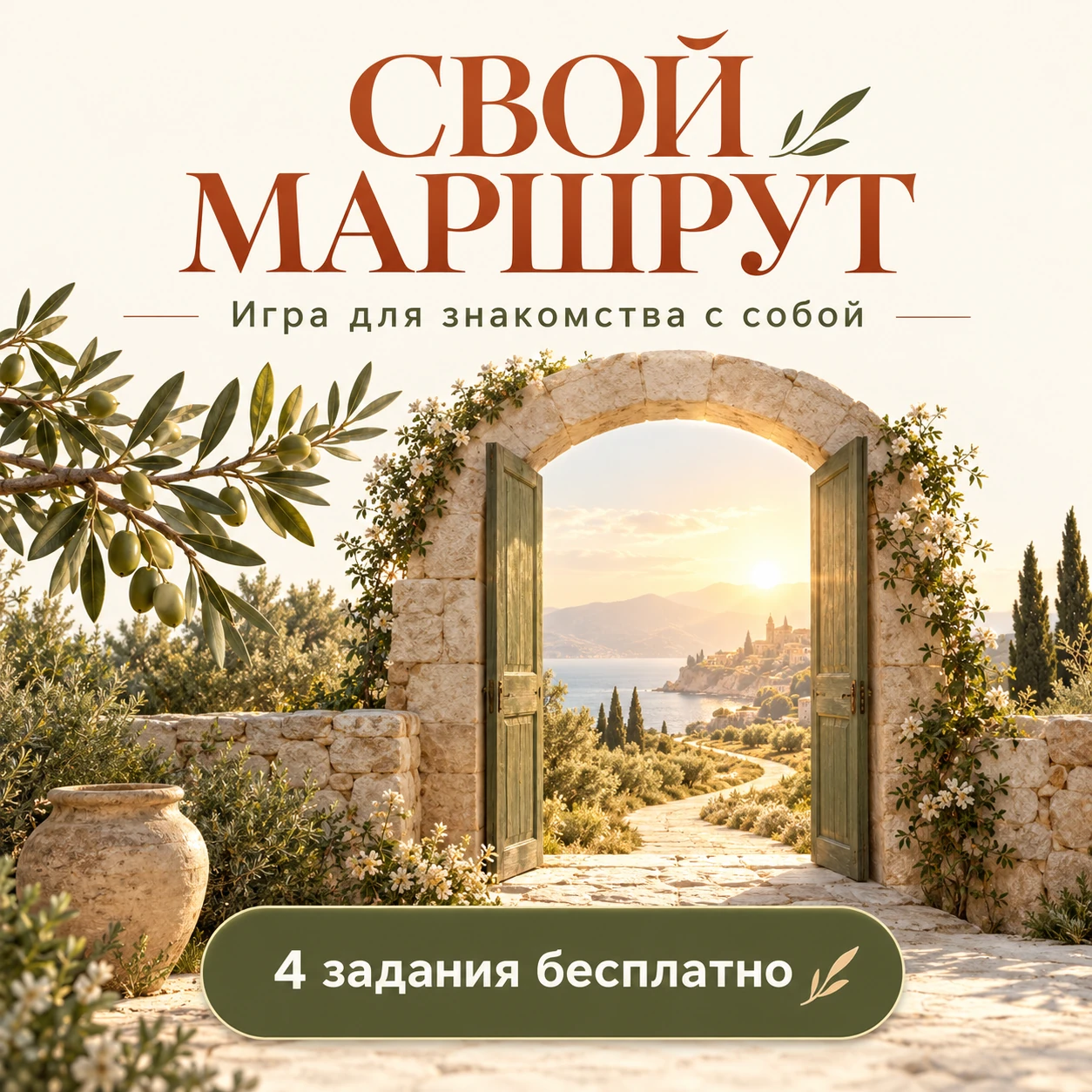 Свой маршрут. Игра для знакомства с собой. Четыре задания бесплатно